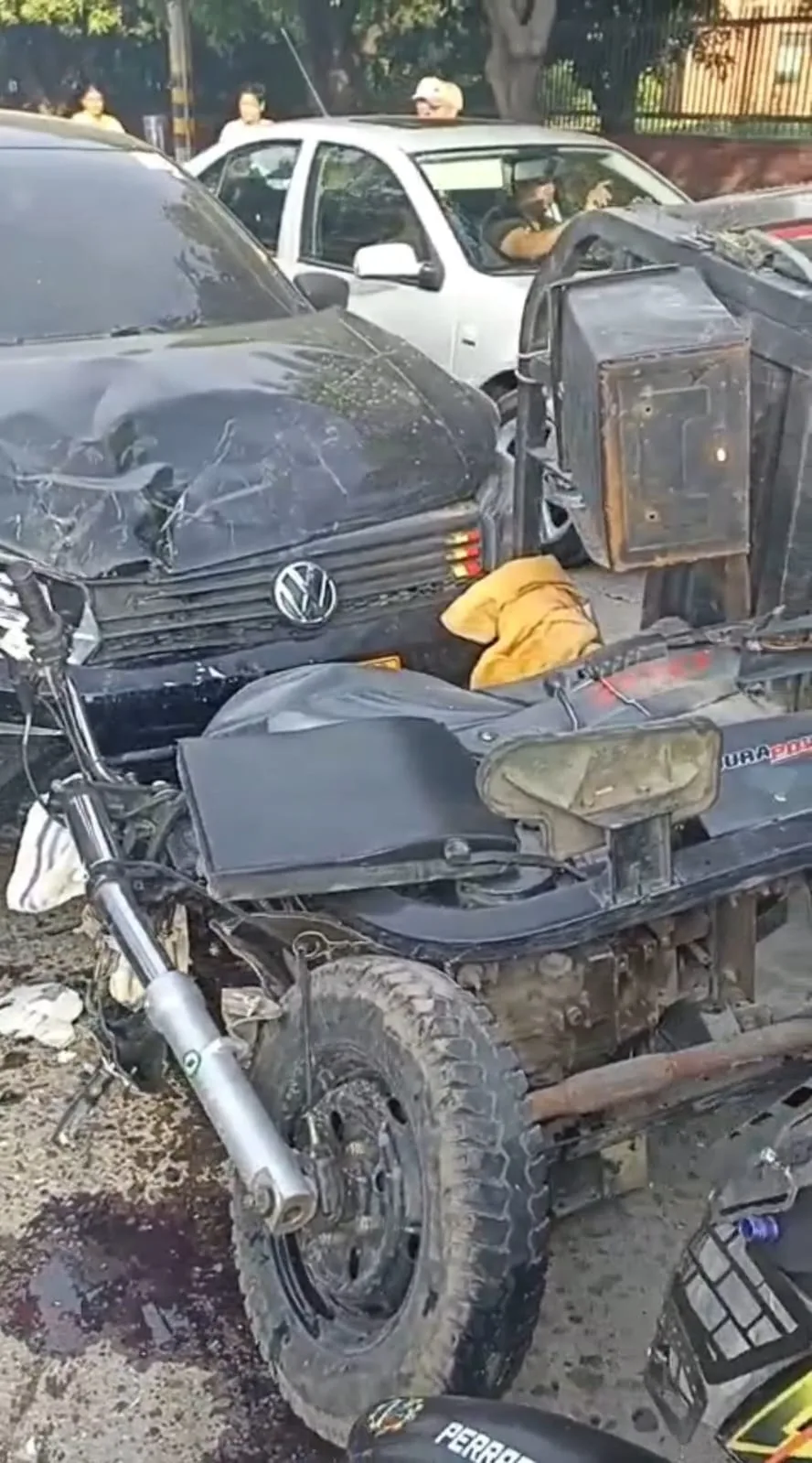 ¡Triple accidente! Mañana chocante en la ciudad de Valledupar