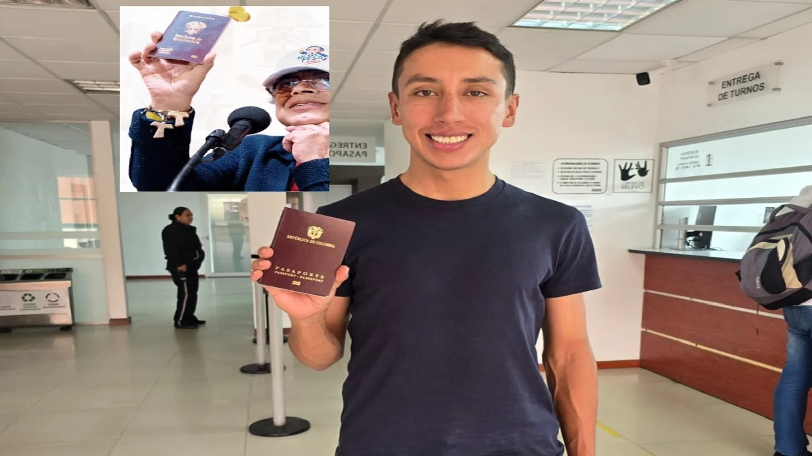 Cancillería saca pecho por pasaporte exprés de Egan Bernal, pero el documento fue expedido con el modelo de la anterior empresa