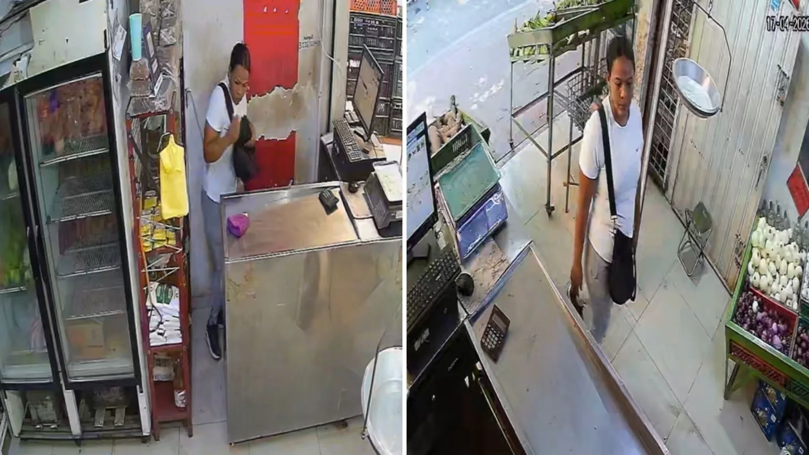 ¡En video! Hurto de más de un millón de pesos en una tienda de frutas de Valledupar