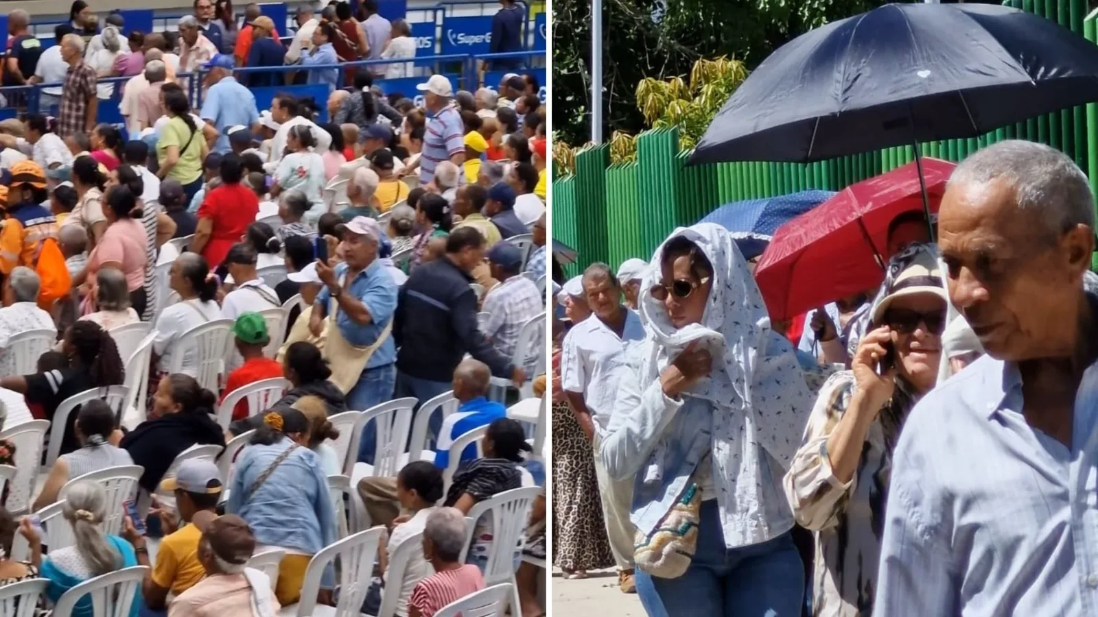 Adultos mayores denuncian largas filas y falta de logística en pago de Colombia Mayor en Valledupar