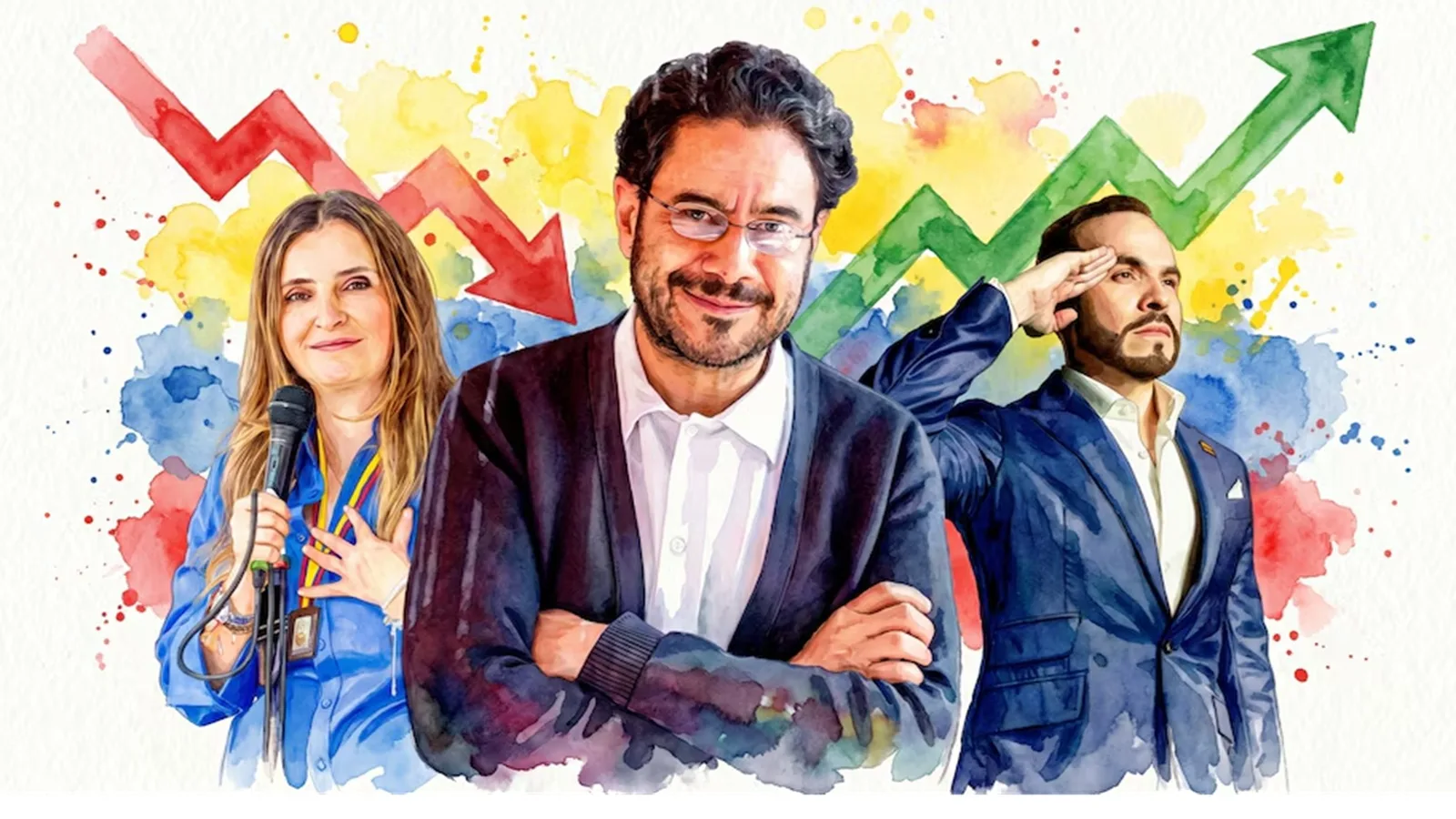 Iván Cepeda se consolida como favorito en primera vuelta, según encuesta, aunque votación de De La Espriella y Paloma Valencia se sumase, aun así, no les alcanzaría