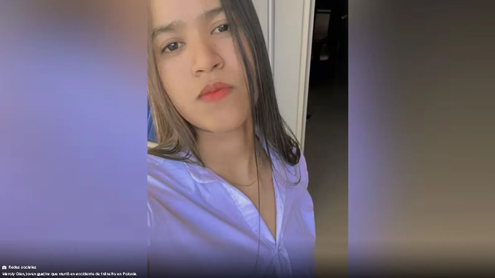 Maroly Glen, la joven guajira que fallecio en accidente de tránsito en Polonia junto a otro colombiano