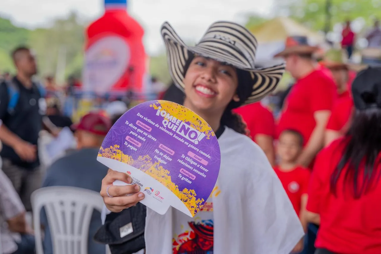 Campaña “ombe que no” busca prevenir la violencia de género durante el Festival Vallenato en Valledupar