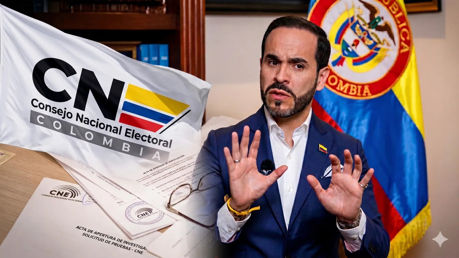 CNE abre investigación y ordena pruebas en proceso que busca revocar la candidatura presidencial de Abelardo de la Espriella