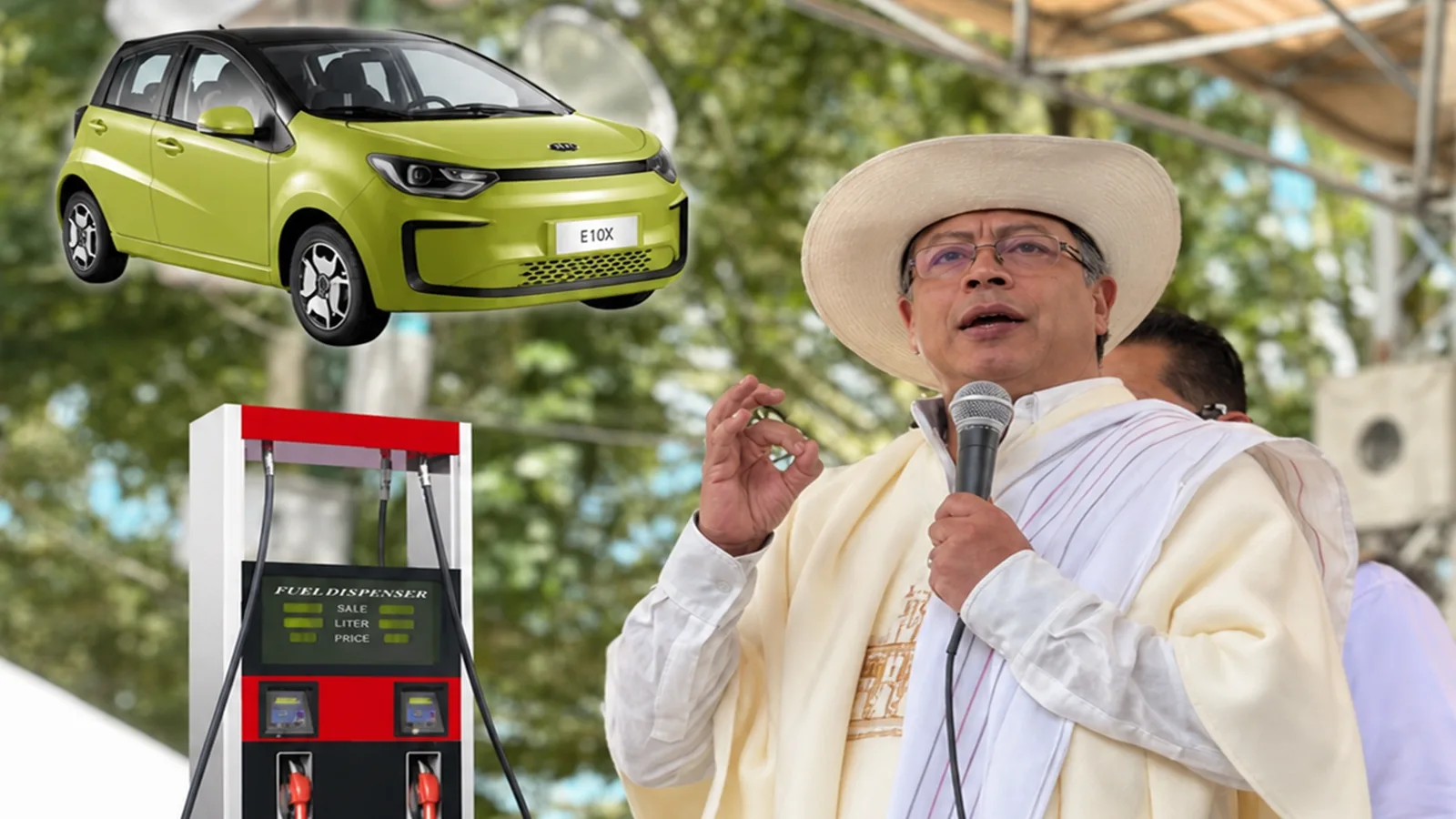 Gasolina a $16.000 y la propuesta de Petro de pasarnos a vehículos eléctricos no cae bien en la poblacion colombiana