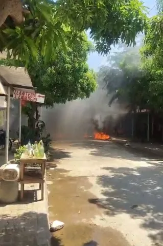 Habitantes de Tierra Prometida protestan por tres días sin servicio de energía en Valledupar