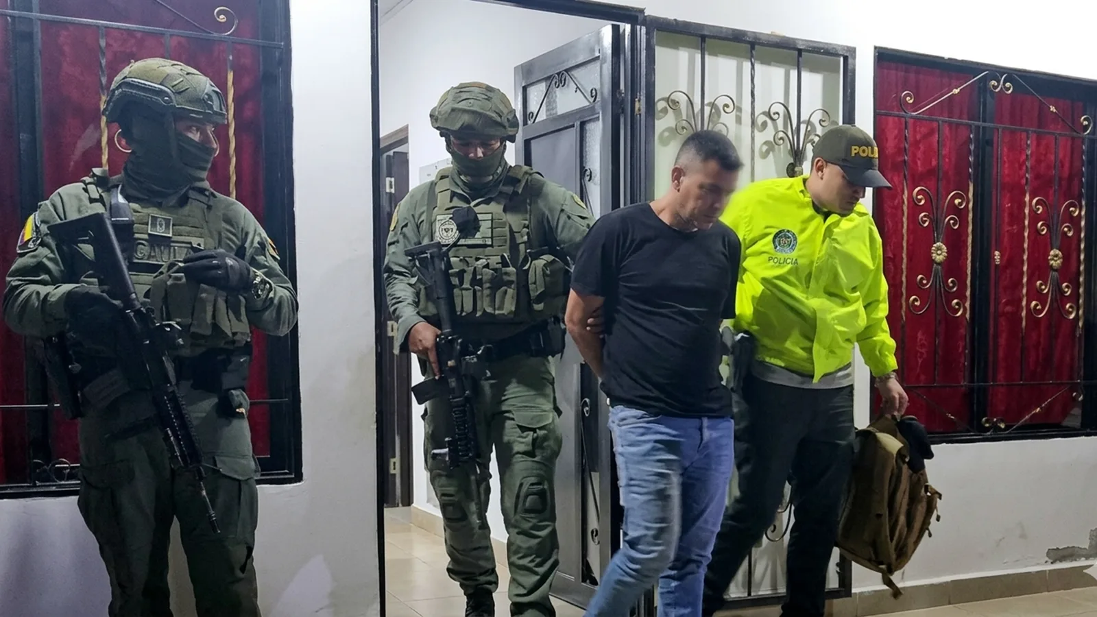 Capturan a alias ‘Luis’, señalado de mover cargamentos de cocaína del Clan del Golfo hacia Europa