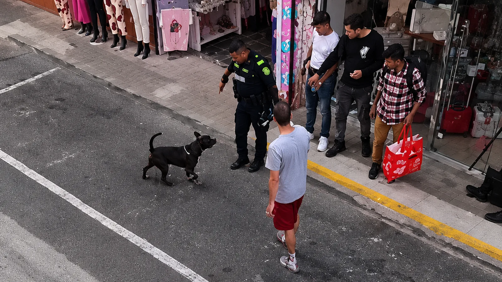 ¿Exceso de fuerza? Indignación en Rionegro por perro que murió tras disparo de un policía durante operativo