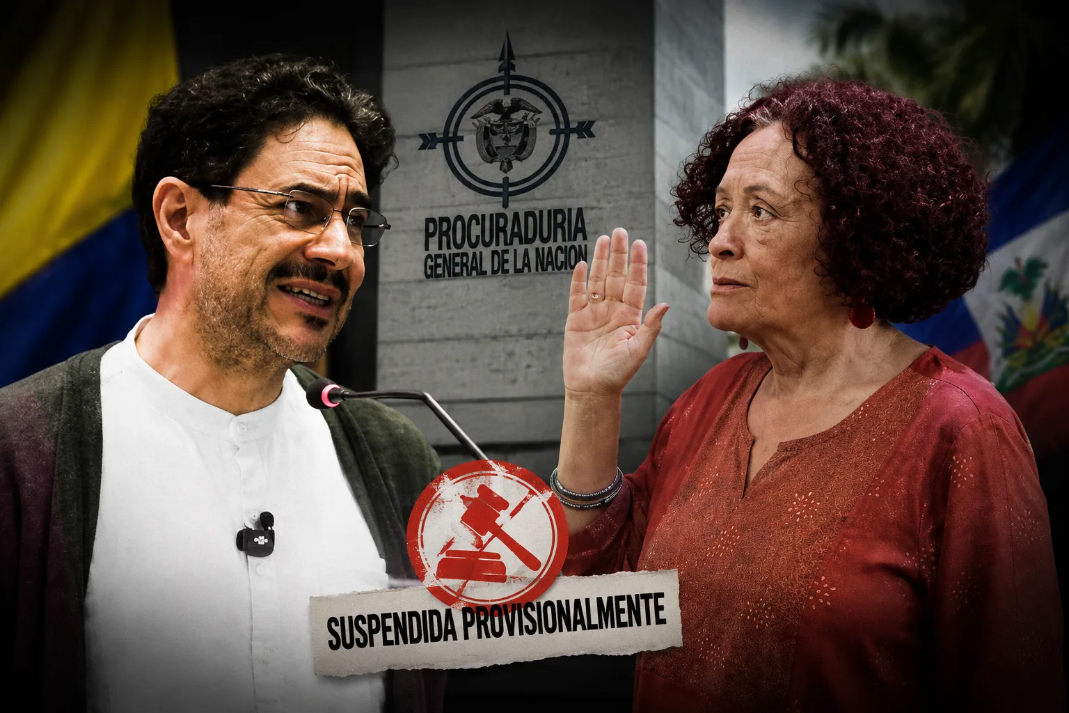 Procuraduría suspendió a embajadora de Colombia en Haití por presunto apoyo político a Iván Cepeda