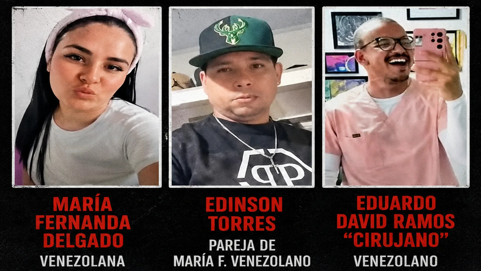 Revelan identidad de los tres ciudadanos venezolanos presuntos responsables del centro estético donde desapareció Yulixa Toloza en Bogotá