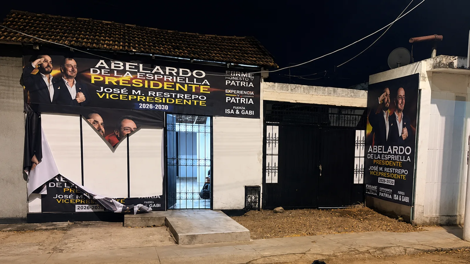 Autoridades investigan ataque contra publicidad de Abelardo De la Espriella en Valledupar