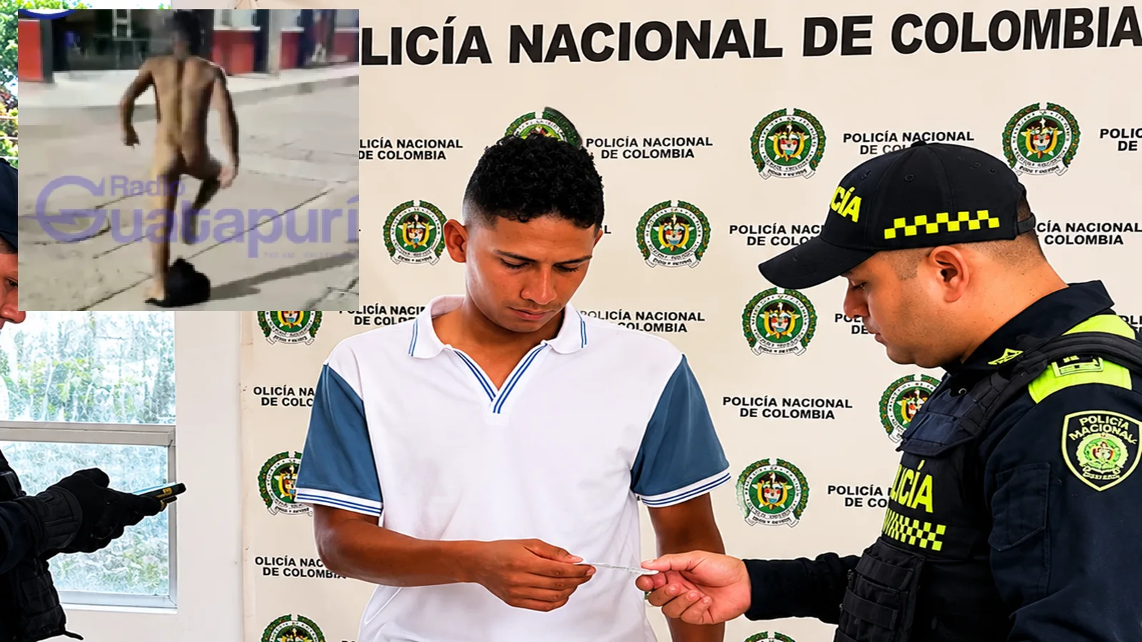 Por apuesta de $100 mil pesos: joven terminó sancionado por exhibicionismo en plena vía pública