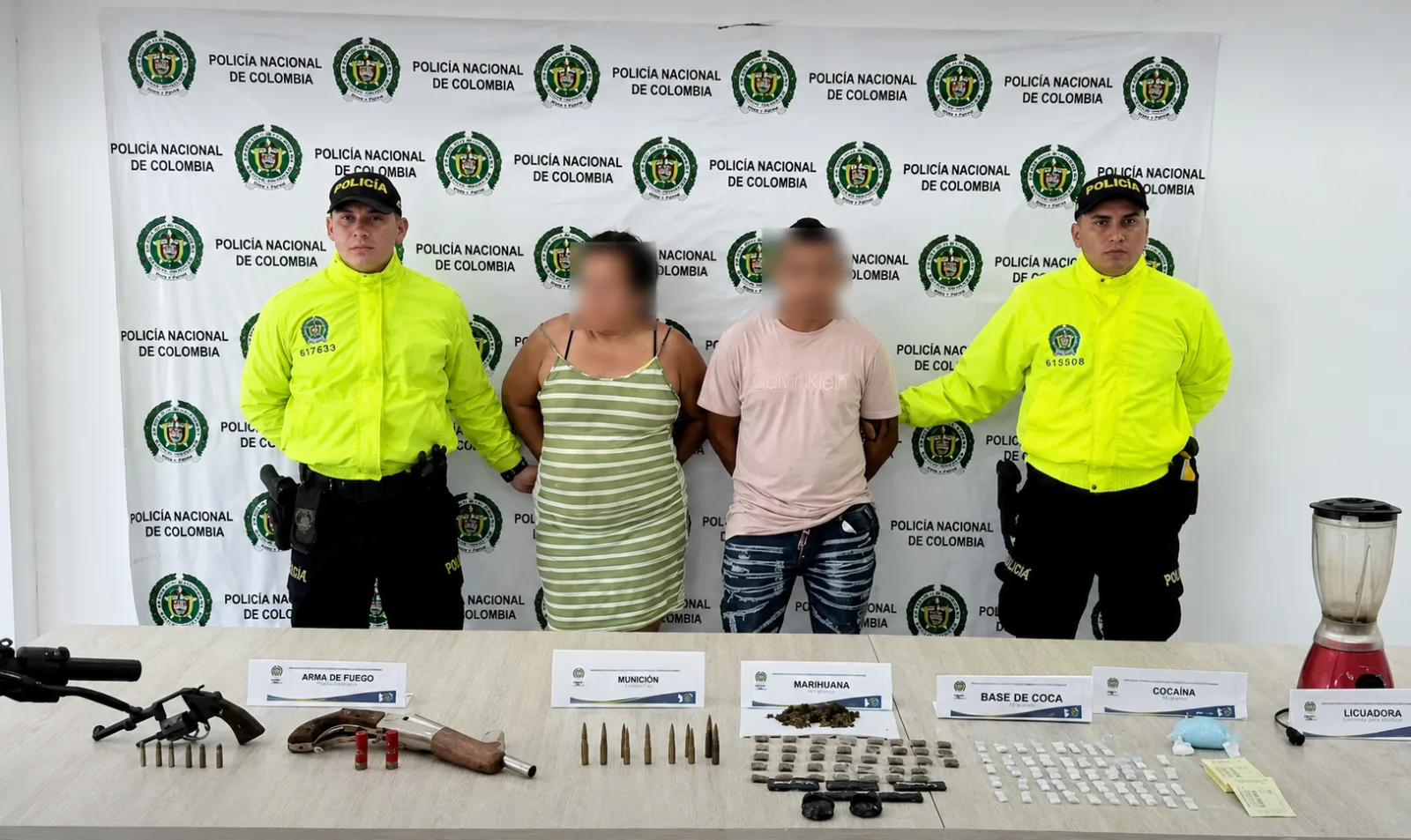 Capturan en Codazzi a dos presuntos integrantes de red de microtráfico vinculada a las ACS