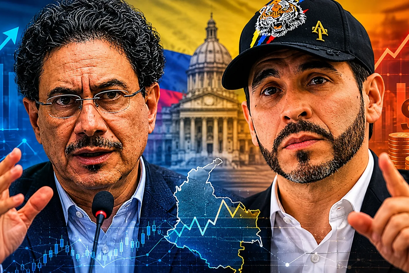 Economía, impuestos y petróleo: así se enfrentan De La Espriella y Cepeda en la carrera por la Presidencia