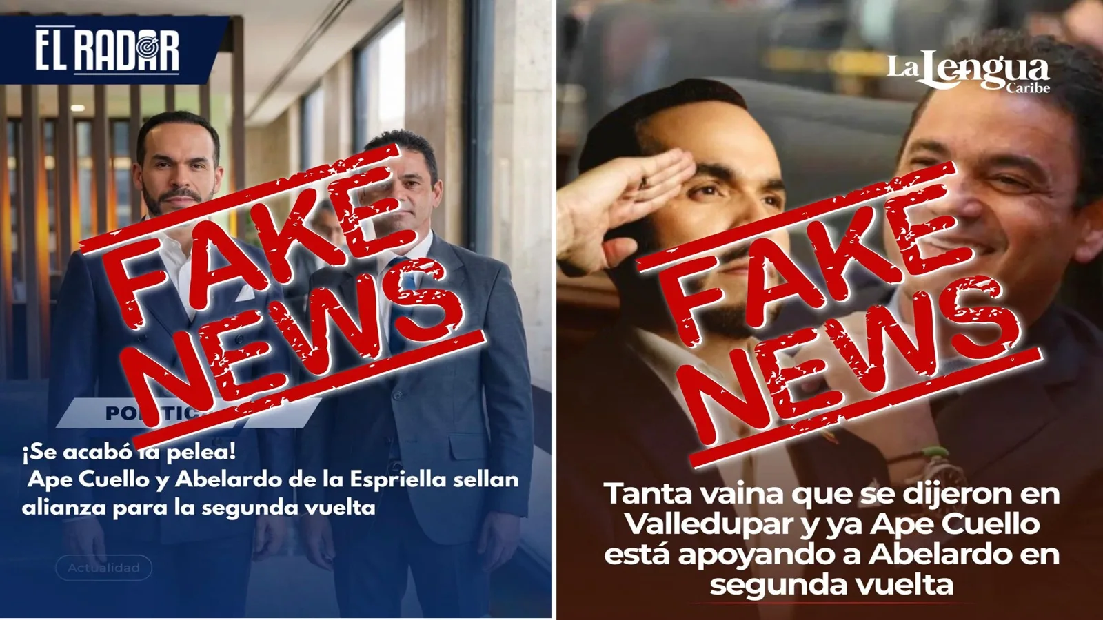 Abelardo de la Espriella rechaza supuesto apoyo de Ape Cuello y lo califica como un “impresentable sujeto”