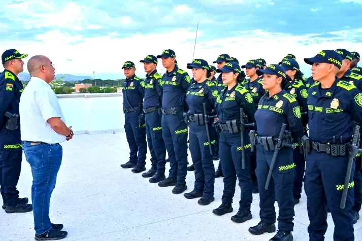 Valledupar refuerza su pie de fuerza con la llegada de 48 nuevos policías
