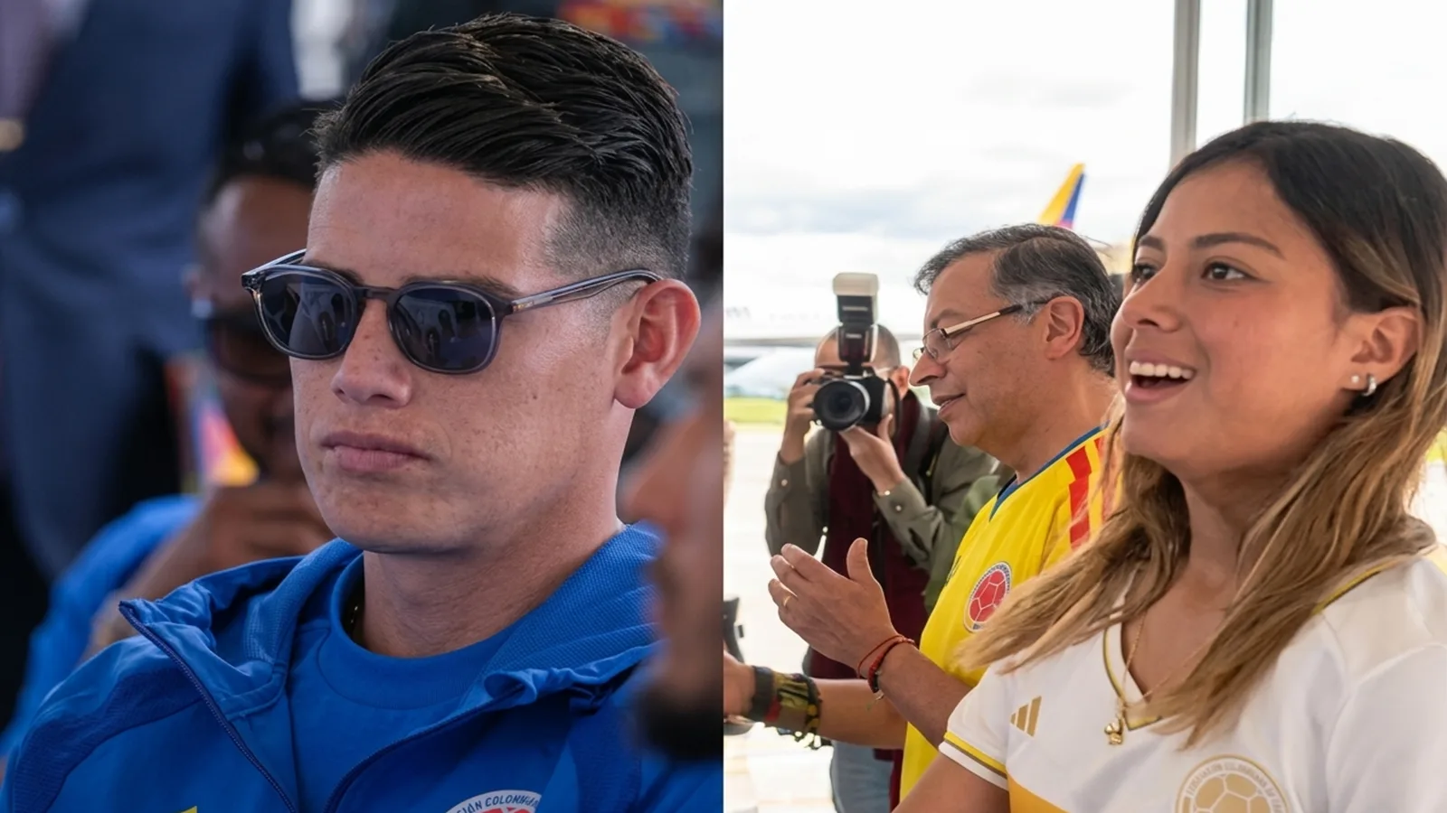 Polémica por supuesto desplante de James Rodríguez a la hija de Gustavo Petro durante despedida de la Selección Colombia