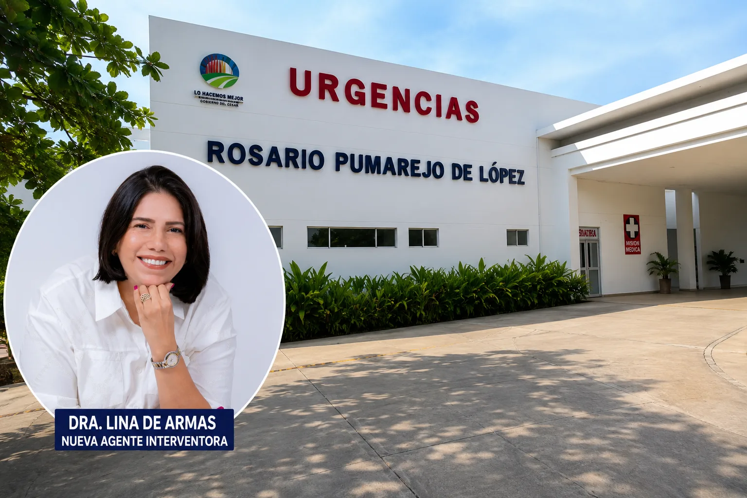 / ESCUCHE/ Nueva agente interventora inicia empalme en el Hospital Rosario Pumarejo y promete diagnóstico sobre la situación de la entidad