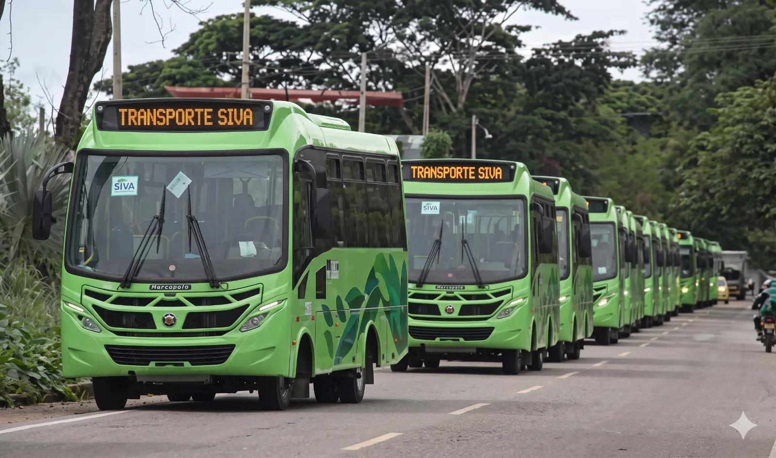 Conductores del SIVA se fueron a paro