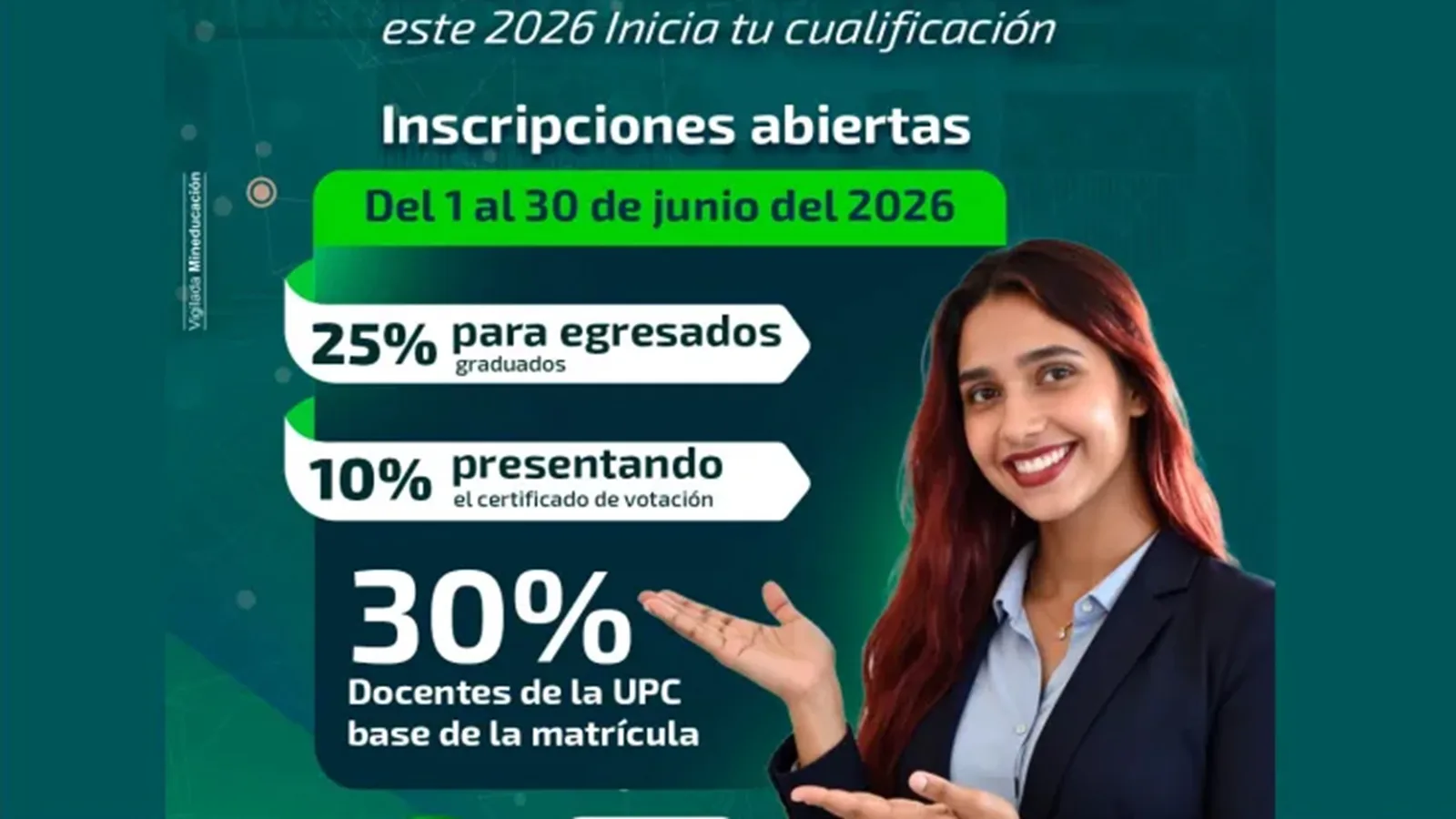 La UPC abrió inscripciones para especializaciones y maestrías: hay plazo hasta el 30 de junio