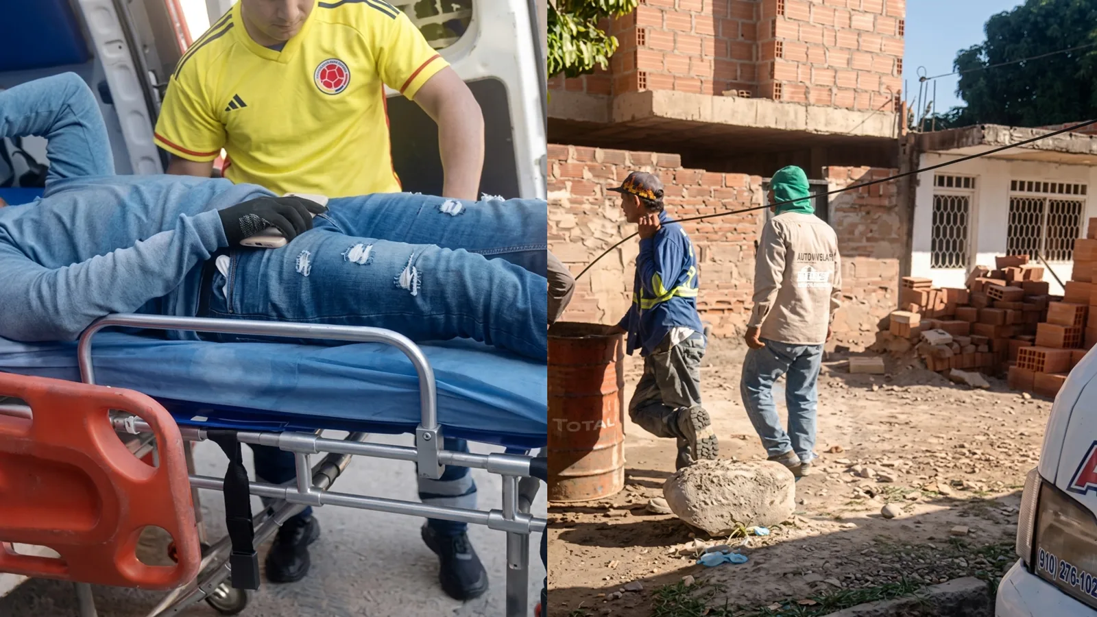 Joven estuvo a centímetros de la tragedia: cable suelto casi le causa una herida mortal en Los Fundadores