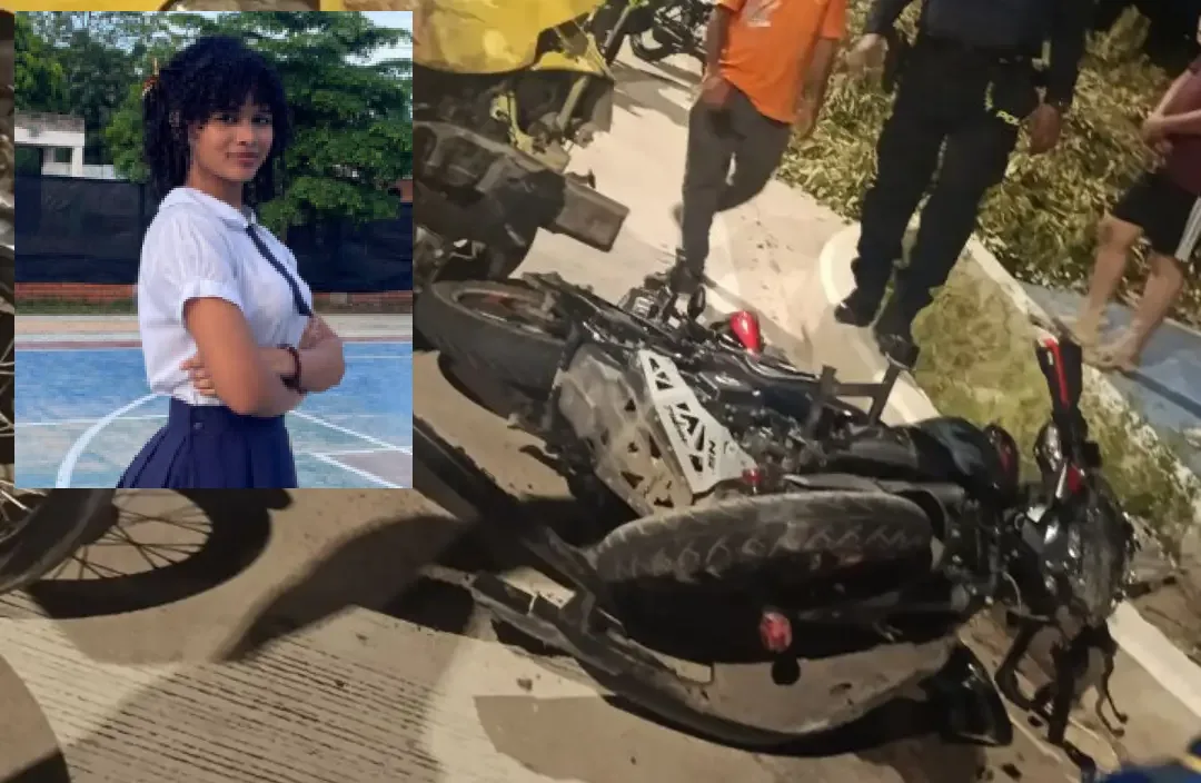 Tragedia en Valledupar: estudiante de grado 11 murió tras violento accidente entre motocicleta y taxi