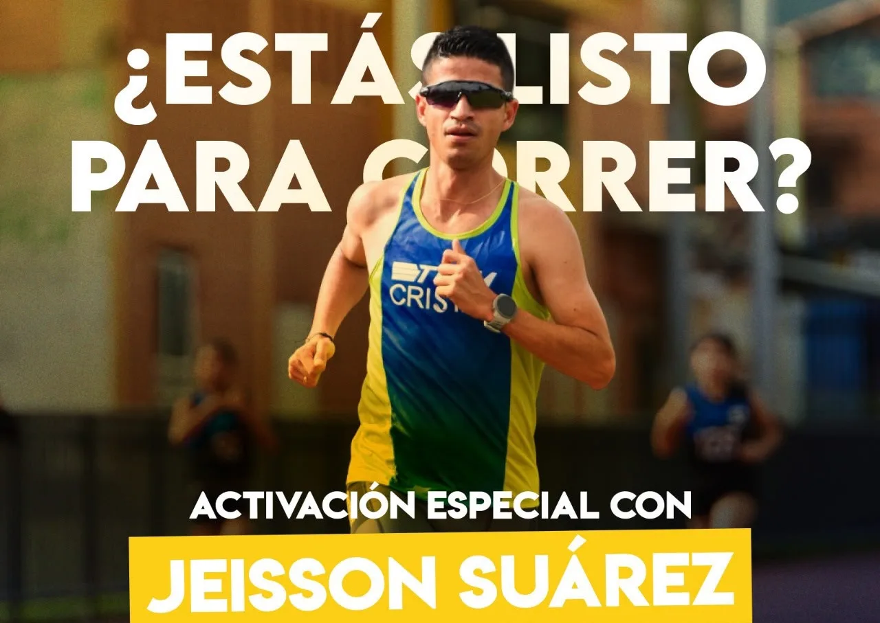 Jeisson Suárez llegará a Valledupar para inspirar a los corredores antes de la Media Maratón de la Independencia de Comfacesar