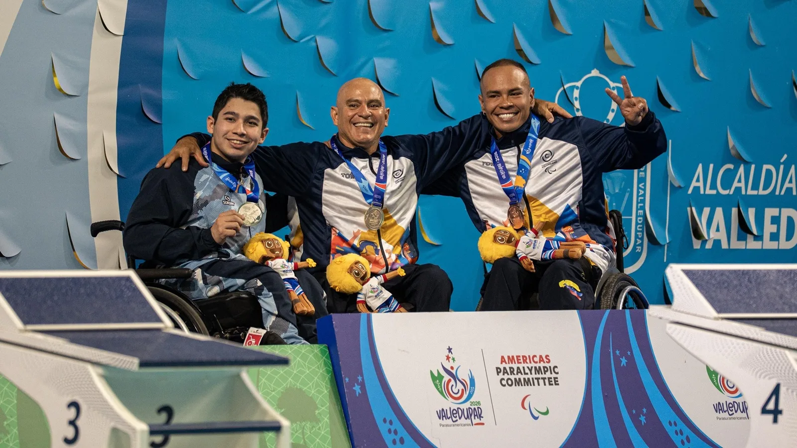 Valledupar vive la emoción de la para natación con las primeras medallas de los Juegos Parasuramericanos 2026