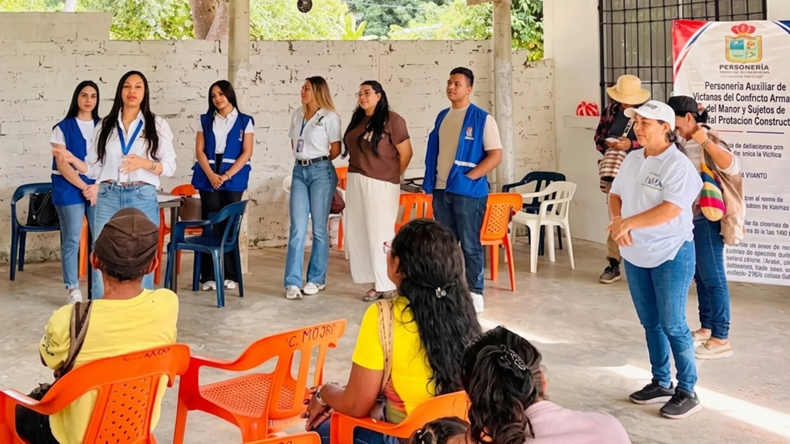 Personería de Valledupar llevó oferta institucional y acompañamiento a víctimas del conflicto en El Mojao