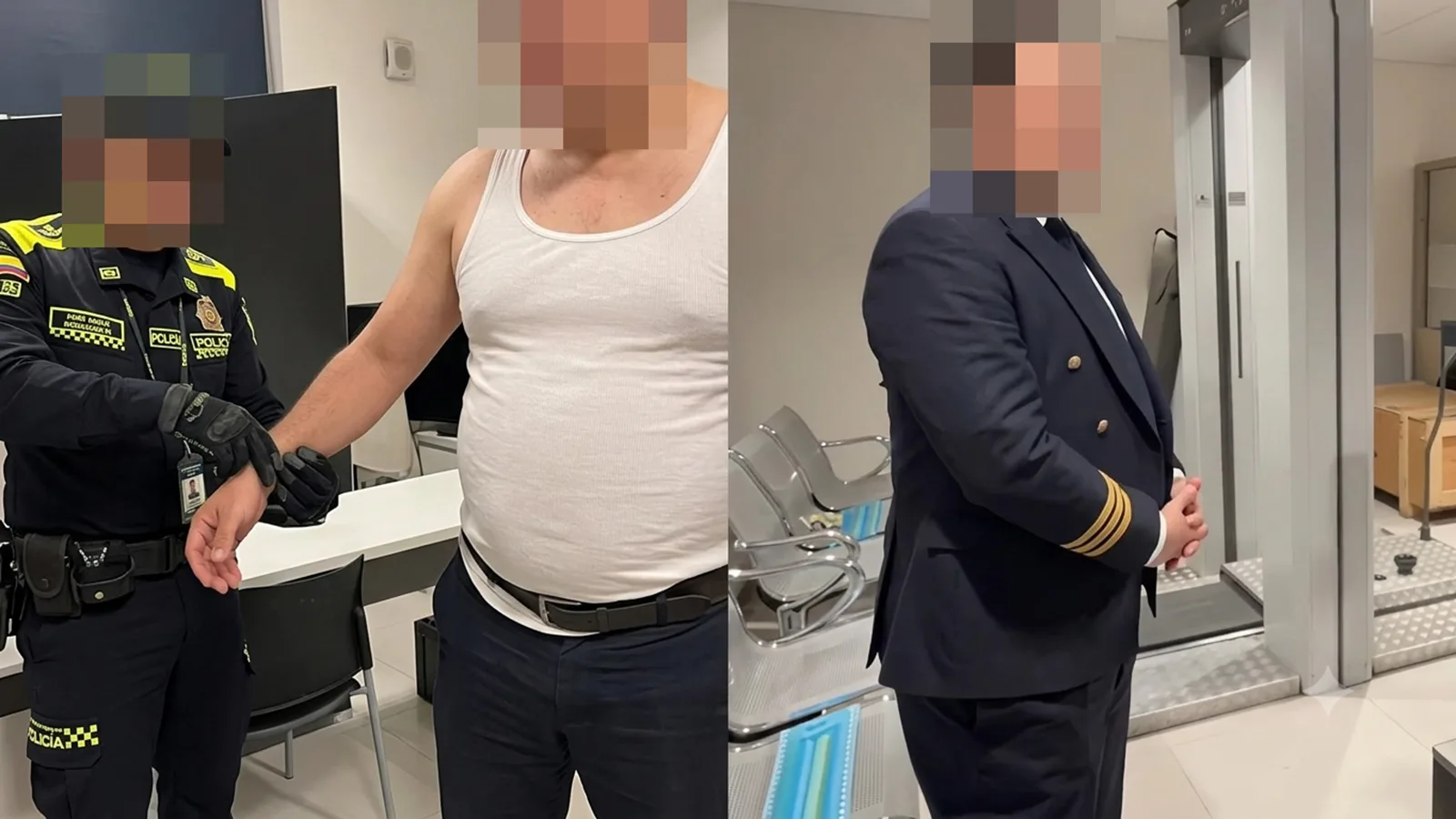 Cayó falso piloto en El Dorado: español intentó volar a Barcelona con 10 kilos de cocaína pegados al cuerpo