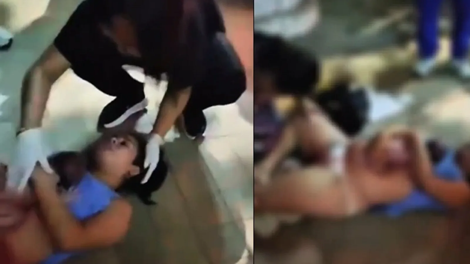¡Indignación en Cartagena! Mujer dio a luz frente a una clínica tras presunta negativa de atención