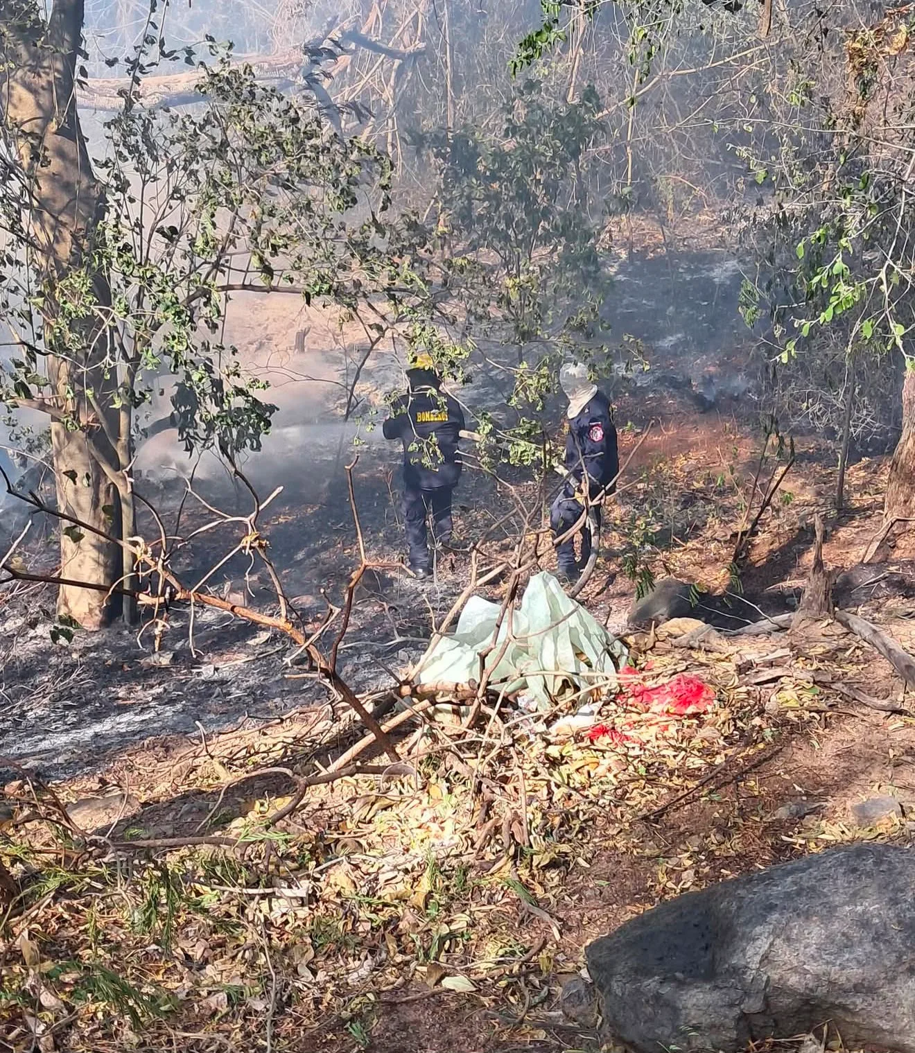 Incendio en lote de la vía al río Guatapurí reaviva denuncias por abandono y contaminación