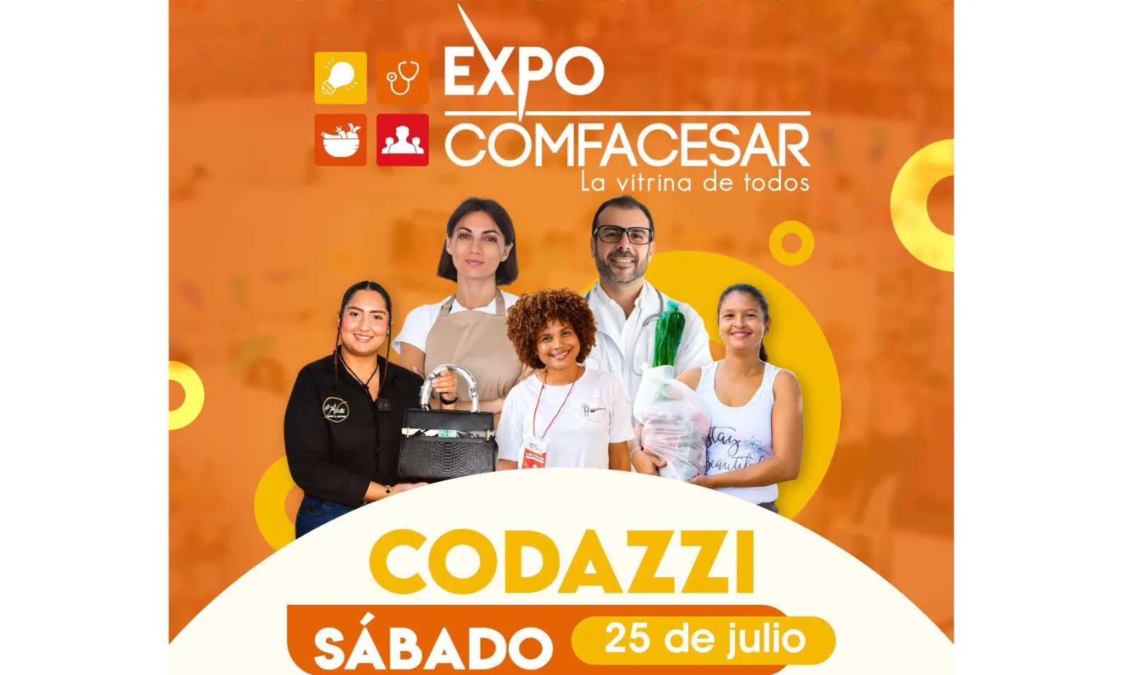 ¡Más de 50 emprendedores participarán! Expocomfacesar llega por primera vez a Codazzi para impulsar el talento local