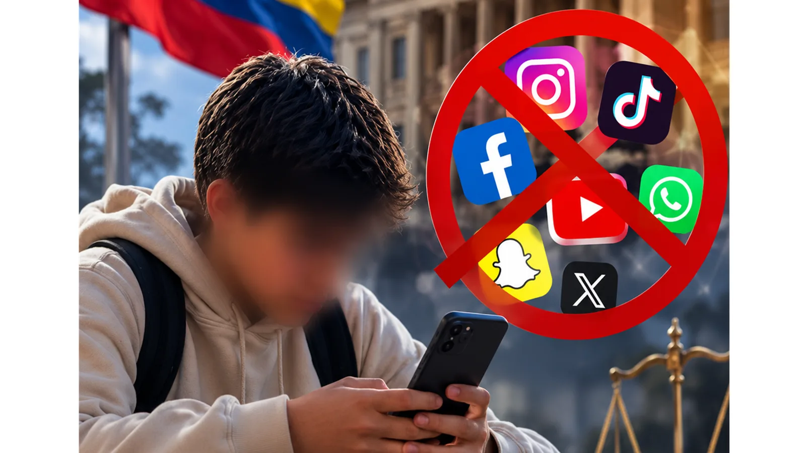 ¿Prohibir las redes sociales para menores de 16 años?, Proyecto de ley desata intenso debate en Colombia