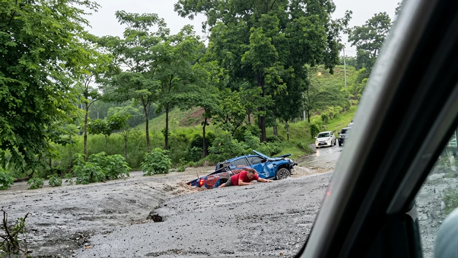 Joven pierde la vida al intentar cruzar una quebrada crecida en camioneta 4x4 en Panamá