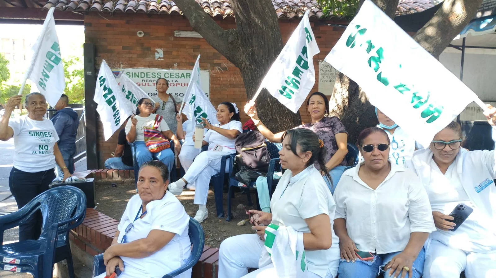 Trabajadores del Hospital Rosario Pumarejo exigen claridad sobre recursos destinados a la formalización laboral