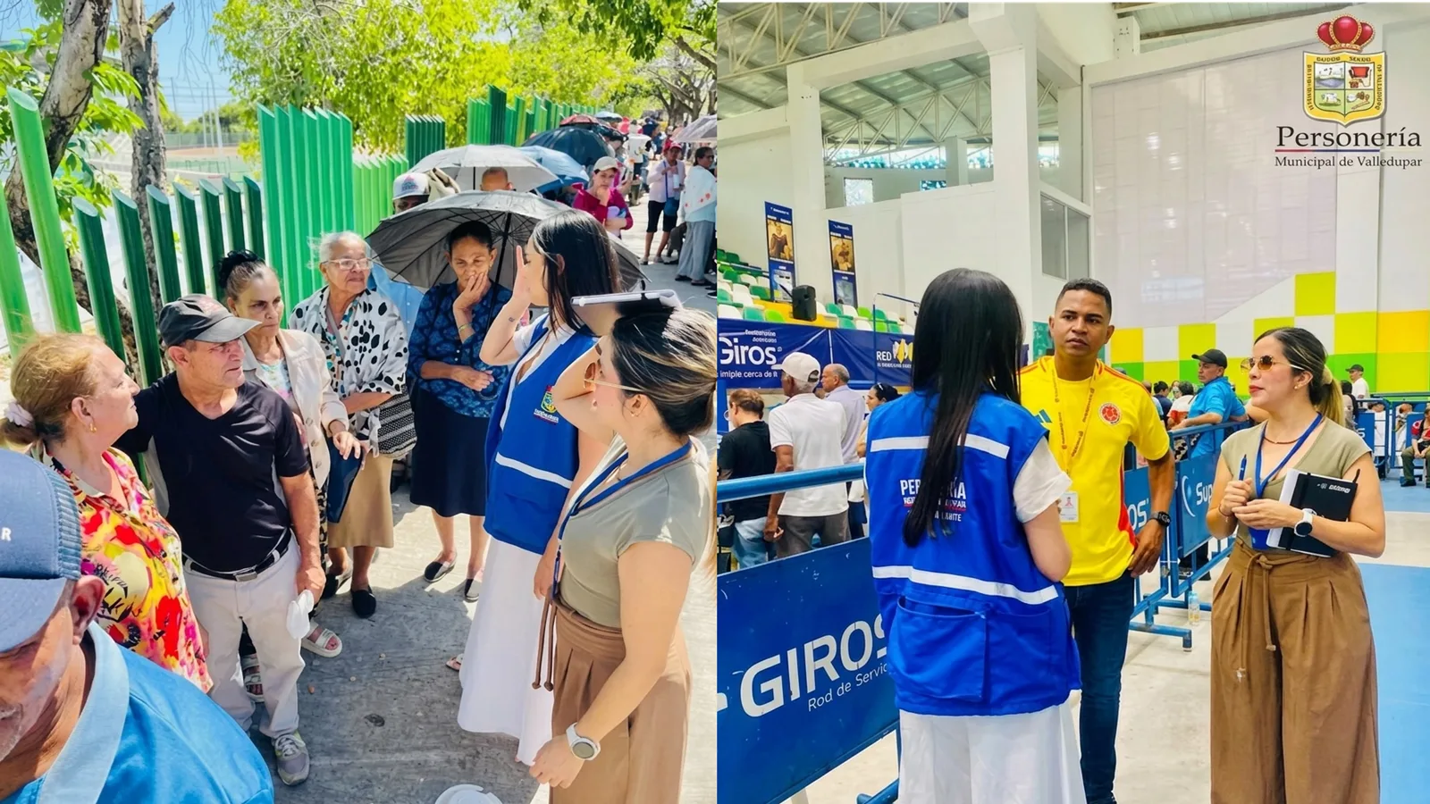Personería verifica atención a adultos mayores tras largas filas en jornada de pago de Colombia Mayor en Valledupar
