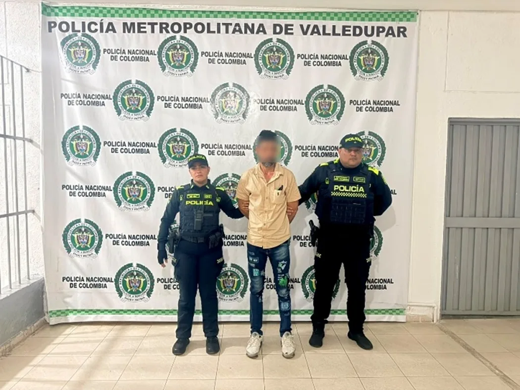 La Policía Nacional hizo efectiva una orden de captura en contra de Eliecer Ascanio, por el delito de porte ilegal armas de fuego