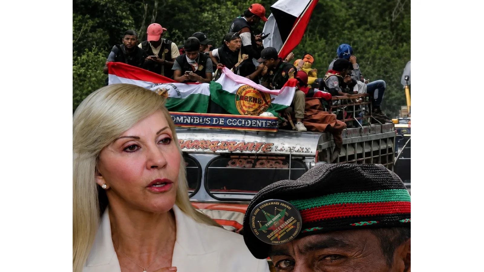 Polémica en el Valle: gobernadora impide ingreso de la minga indígena a Cali para posesión del Presidente Abelardo de la Espriella