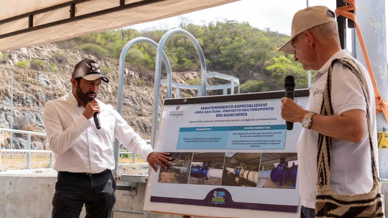 Entregan infraestructura para llevar agua potable al sur de La Guajira, pero el servicio aún depende de las empresas de acueducto