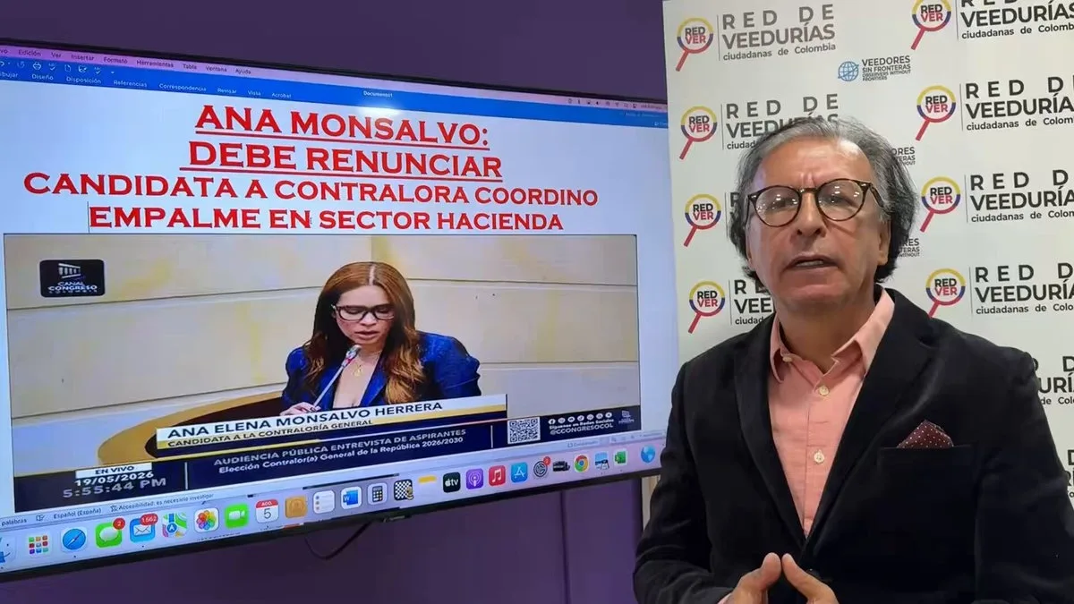 Red de Veedurías cuestiona candidatura de Ana Helena Molsalvo a la Contraloría y pide que se retire del proceso