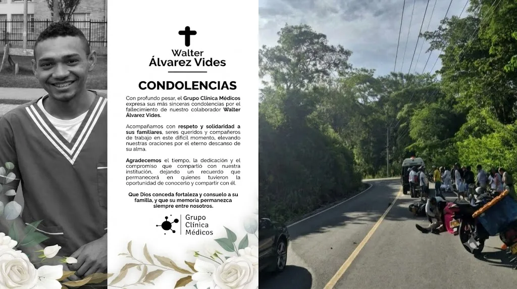 Muere funcionario de clínica Alta Complejidad de Valledupar tras accidente de motos en la vía Manaure-La Paz