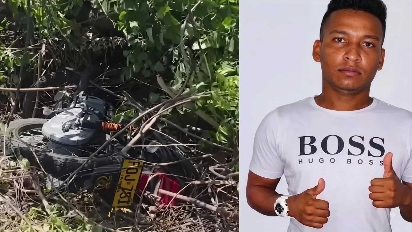 Hallan sin vida a joven que estaba desaparecido en la vía a Las Casitas: lo ubicaron gracias al GPS de su motocicleta