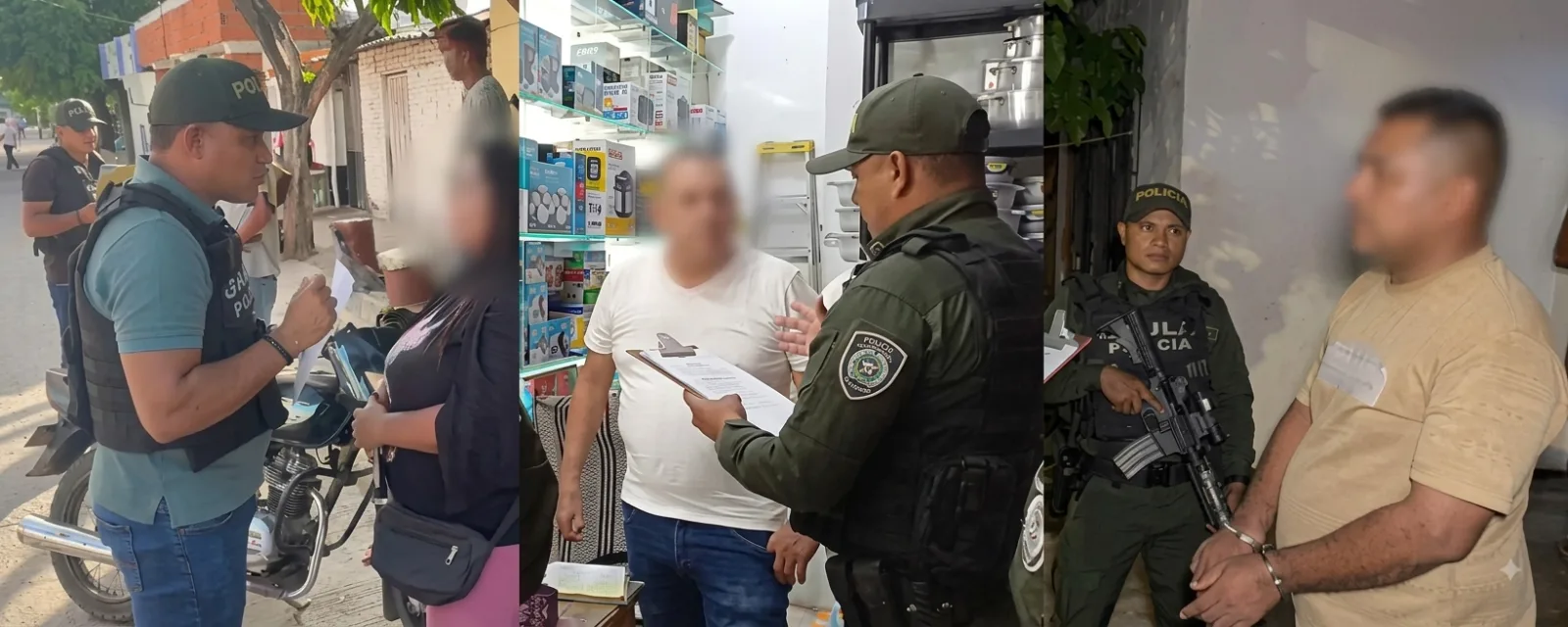 Cinco presuntos integrantes del EGC fueron capturados por extorsiones en Cesar