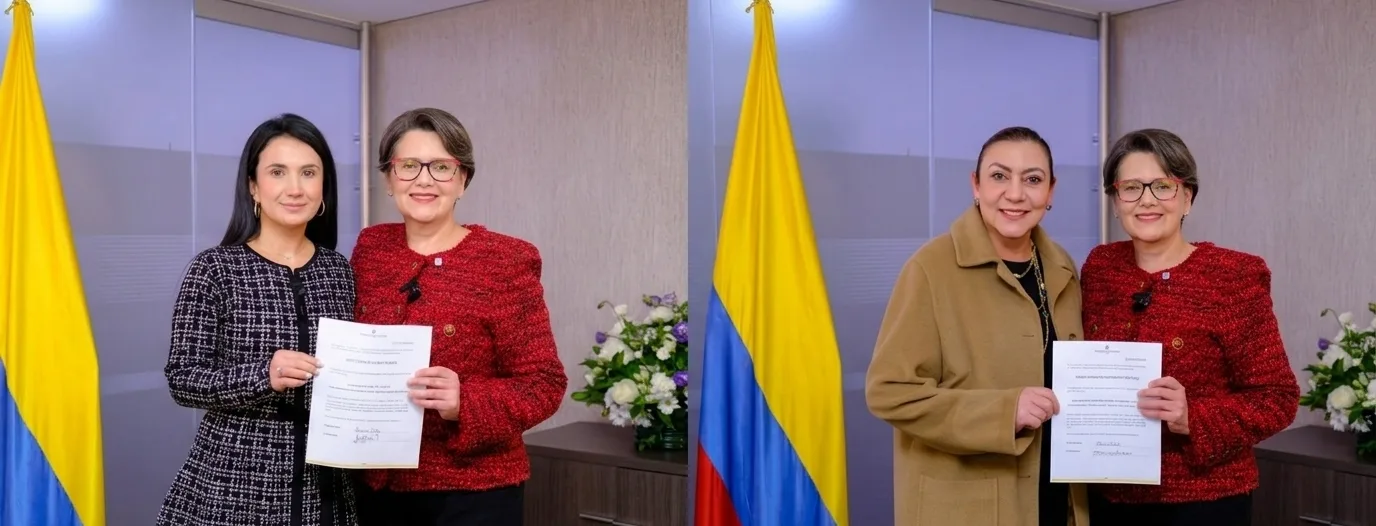 Sandra Suárez posesiona nuevas directoras del ICBF y la Unidad para las Víctimas