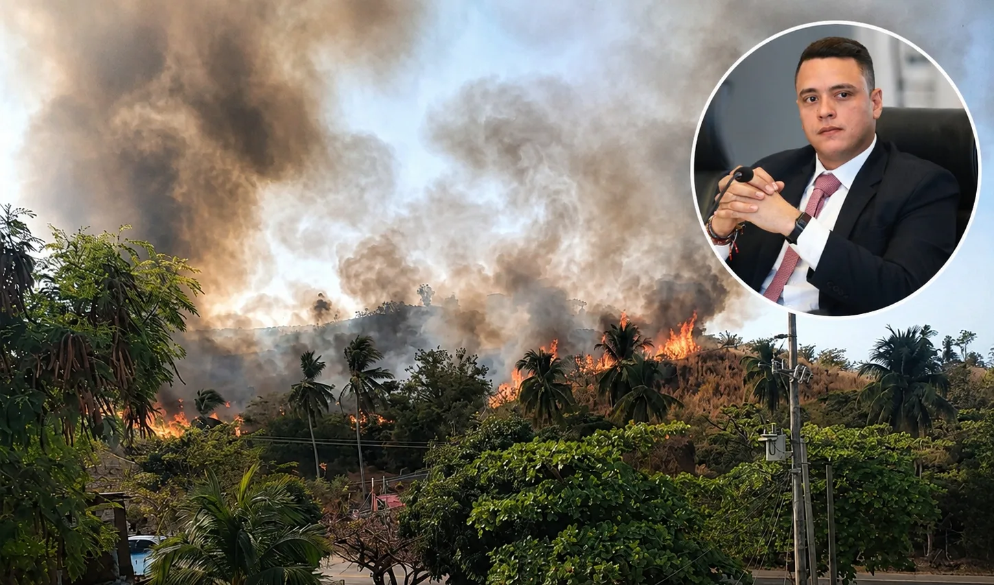 Alcalde de Curumaní alerta por incendio que ha comprometido más de 12 mil hectáreas