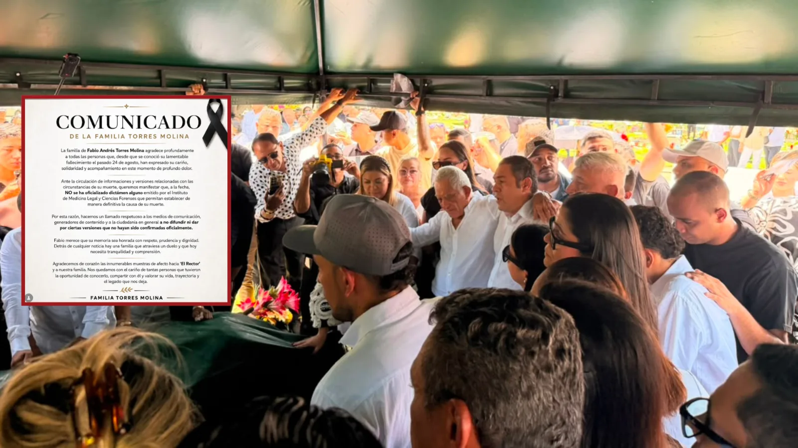 Familia de Fabio Torres pide prudencia ante versiones sobre su muerte
