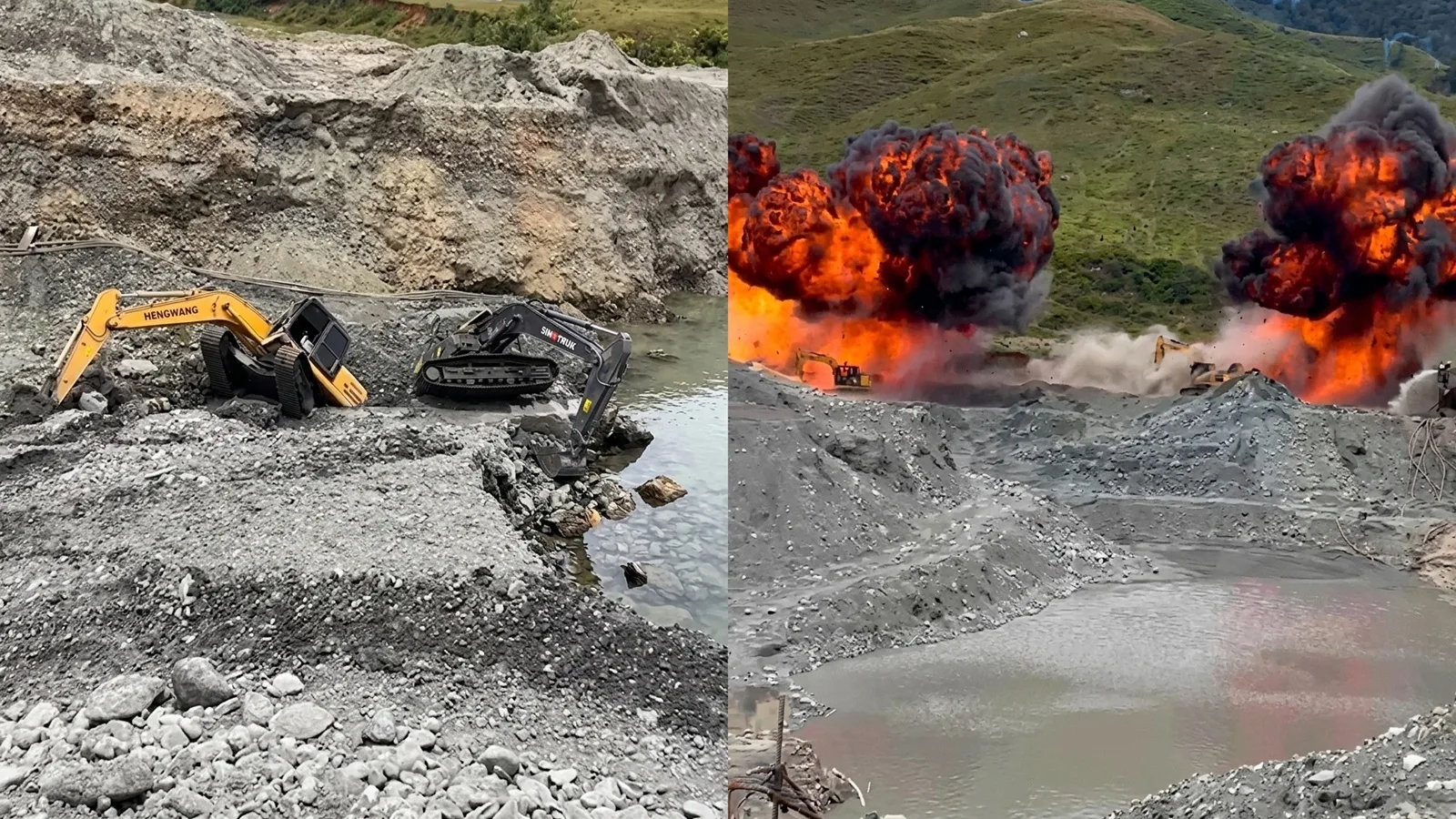 Golpe a la minería ilegal: Fuerza Pública inutilizó maquinaria valorada en miles de millones en Antioquia