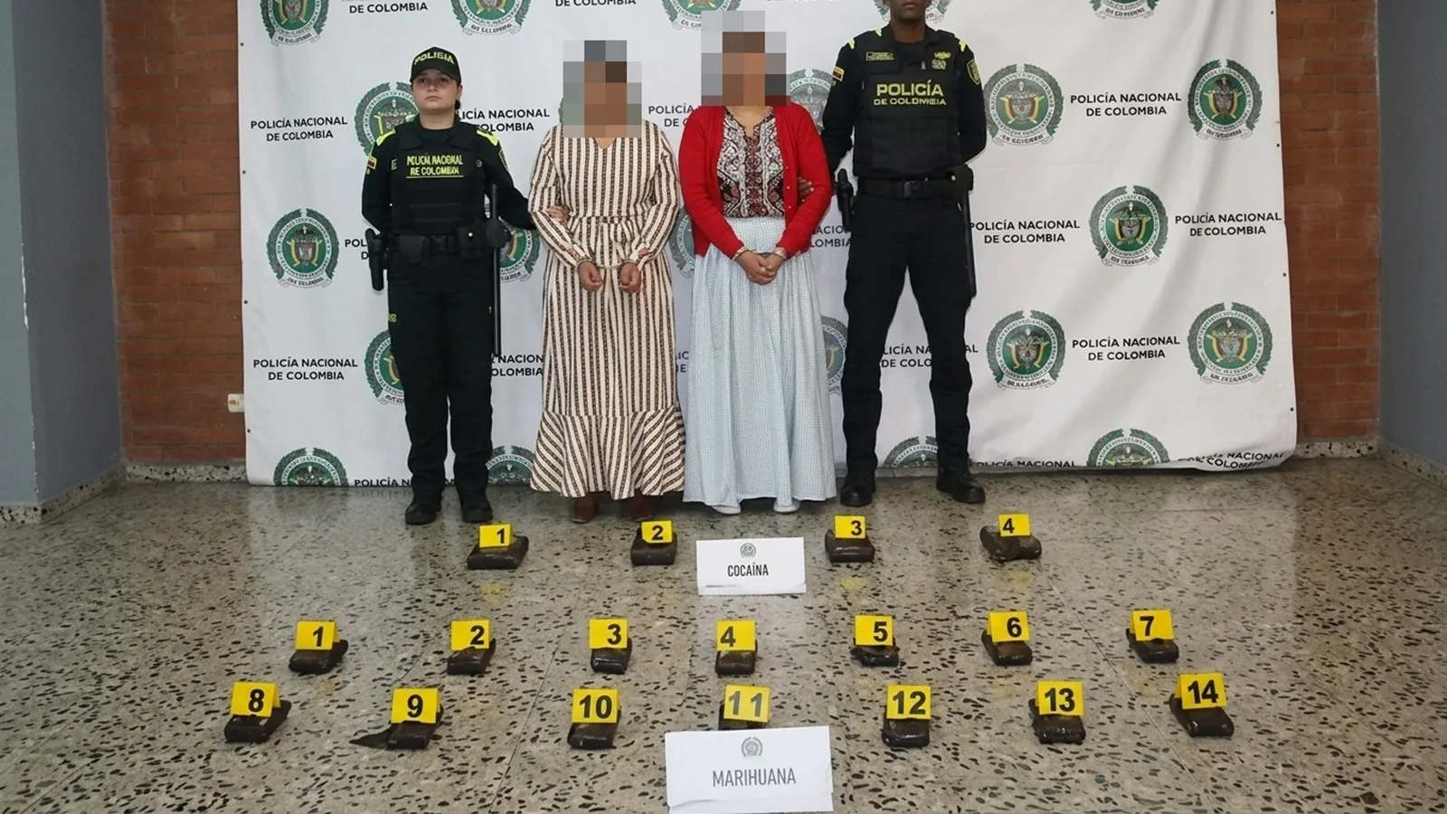 Intentaban volar a Cali con más de 9 kilos de droga adheridos a las piernas: dos mujeres fueron capturadas en El Dorado