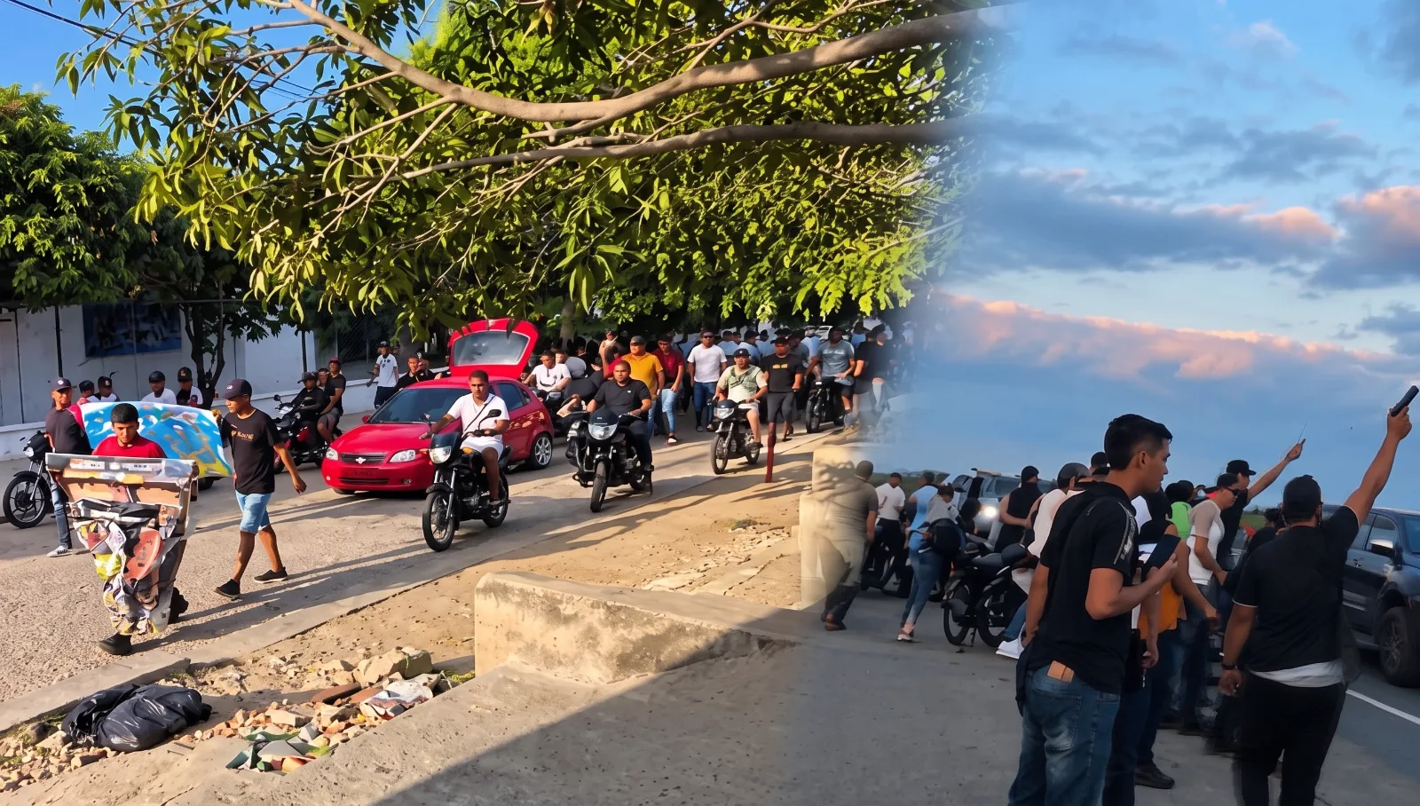 Con caravana, música y disparos al aire recibieron en Riohacha el cuerpo de alias ‘Bendito Menor’